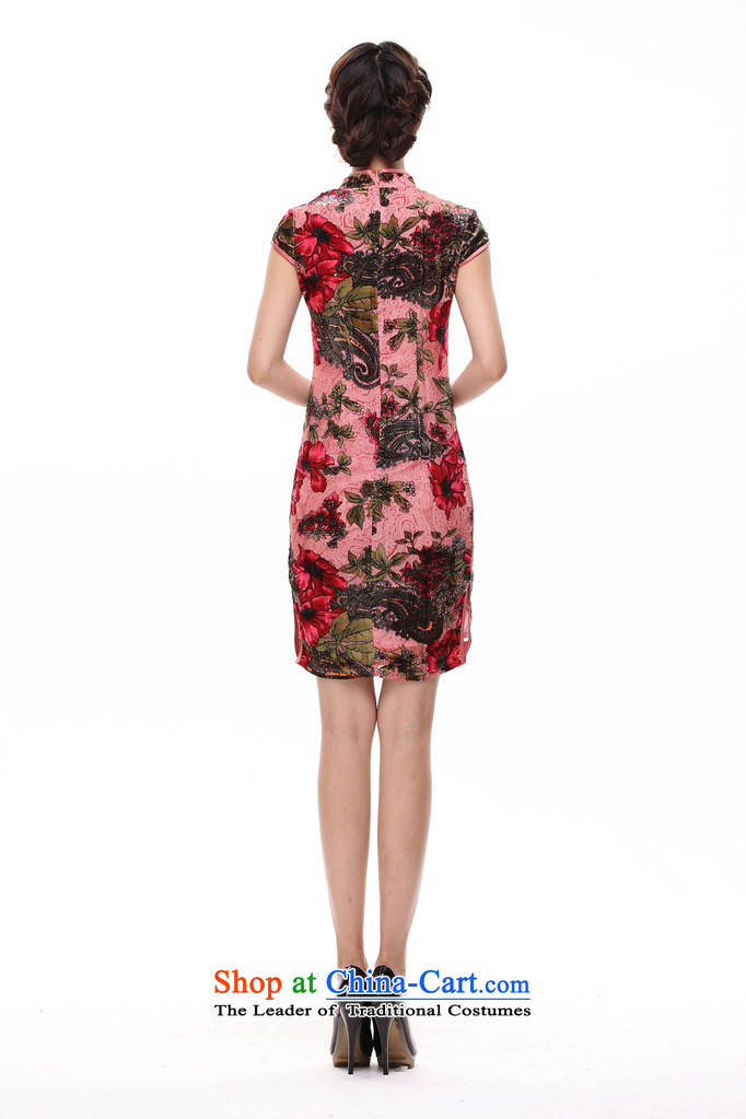 At the end of light silk cheongsam dress suit bows of nostalgia for the marriage herbs extract improved stylish autumn cheongsam dress female XWG pink M picture, prices, brand platters! The elections are supplied in the national character of distribution, so action, buy now enjoy more preferential! As soon as possible.