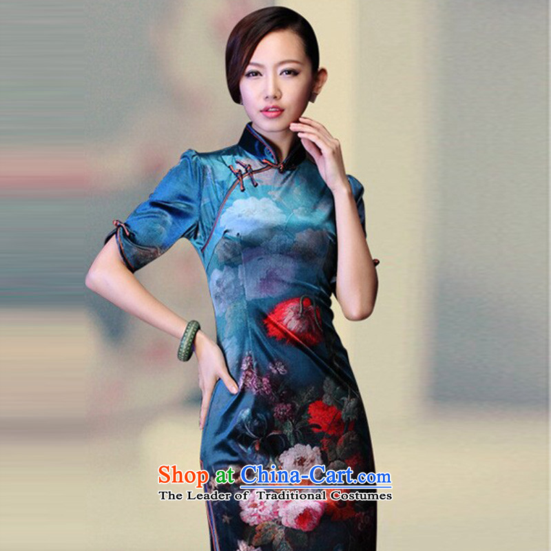 The end of the light and stylish stamp improvements Korea lint-free in the retro cuff  XWG qipao picture color daily S END OF LIGHT , , , shopping on the Internet