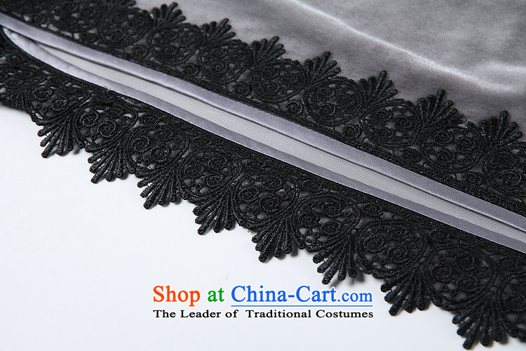 The end of the shallow lace stitching improved Stylish retro-cashmere long qipao XWGQF141006 picture color pictures, prices, XL brand platters! The elections are supplied in the national character of distribution, so action, buy now enjoy more preferential! As soon as possible.