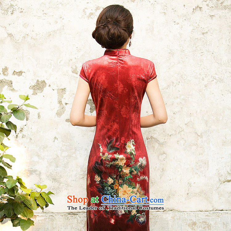 With a Chinese Spring 2015 new improved retro qipao everyday low-rise of the forklift truck cheongsam dress light blue L picture, prices, brand platters! The elections are supplied in the national character of distribution, so action, buy now enjoy more preferential! As soon as possible.