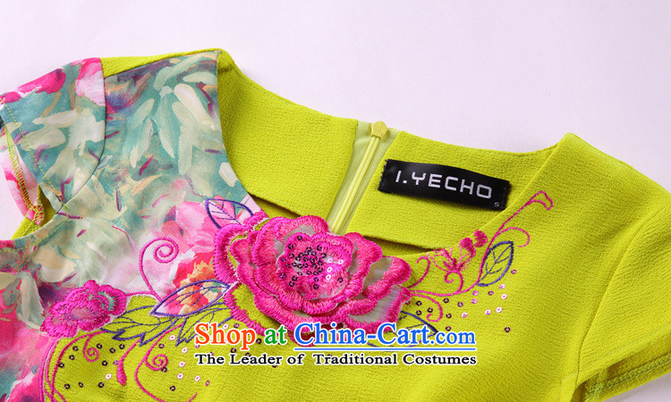 At the end of light and stylish stereo embroidery no improvement of the forklift truck daily short skirt XWGQF-335 qipao picture color pictures, prices, XXL brand platters! The elections are supplied in the national character of distribution, so action, buy now enjoy more preferential! As soon as possible.