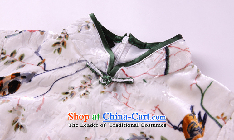 At the end of light and stylish retro improved silk herbs extract routine Leisure Short qipao XWG QF1305-1  XXXL color picture pictures, prices, brand platters! The elections are supplied in the national character of distribution, so action, buy now enjoy more preferential! As soon as possible.