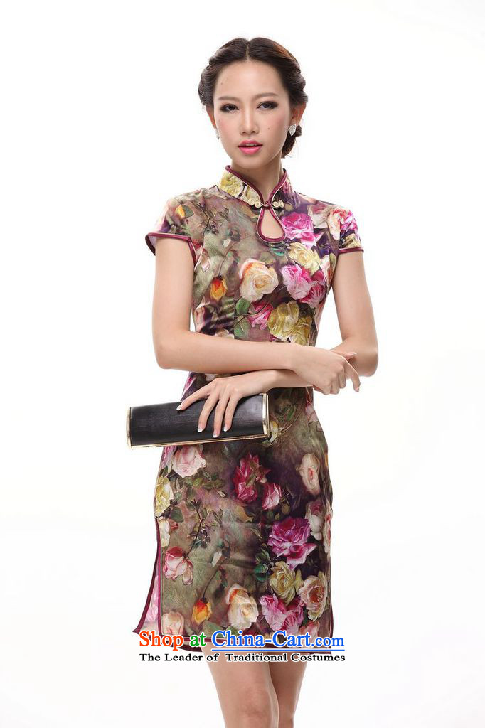 At the end of light heavyweight Chinese qipao improved Stylish retro XWGQP12018-15 summer picture color S picture, prices, brand platters! The elections are supplied in the national character of distribution, so action, buy now enjoy more preferential! As soon as possible.