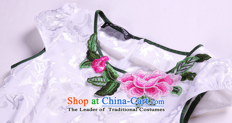 At the end of light and stylish cheongsam dress improved retro embroidered short cheongsam Dress Casual Day-to-day XWGQP201304-19 picture color pictures, prices, XXL brand platters! The elections are supplied in the national character of distribution, so action, buy now enjoy more preferential! As soon as possible.
