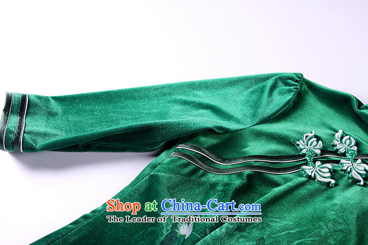At the end of light and stylish retro scouring pads stamp dual chancing short-sleeved qipao XWGQF13-26 jade green XXXL picture, prices, brand platters! The elections are supplied in the national character of distribution, so action, buy now enjoy more preferential! As soon as possible.