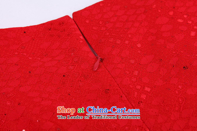 At the end of light and stylish improved short-sleeved Lace Embroidery cheongsam dress on-chip XWG QF140312 RED XXL picture, prices, brand platters! The elections are supplied in the national character of distribution, so action, buy now enjoy more preferential! As soon as possible.
