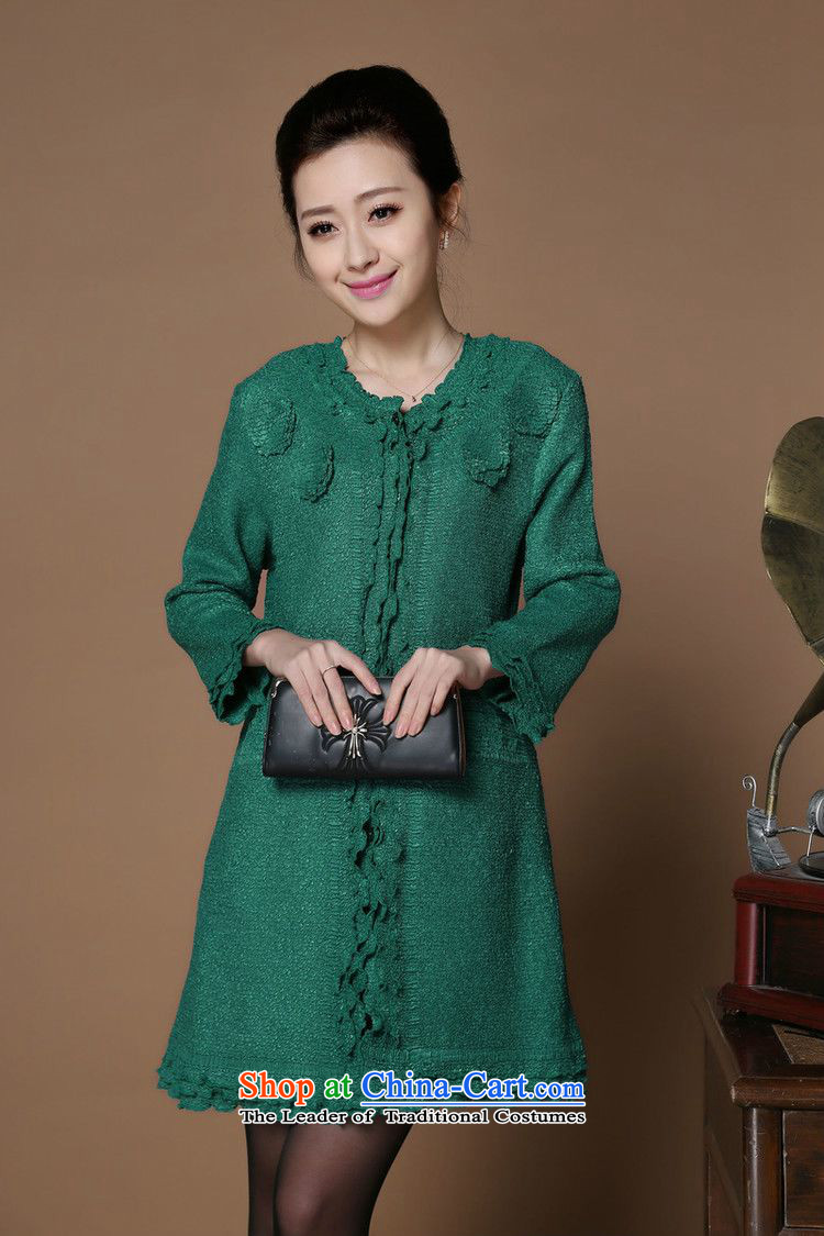 Spring 2015 forest narcissus flowers on the new decor for direct and floral round-neck collar creases in Tang Dynasty older mother jackets female XYY-8338 BLUE XXL picture, prices, brand platters! The elections are supplied in the national character of distribution, so action, buy now enjoy more preferential! As soon as possible.