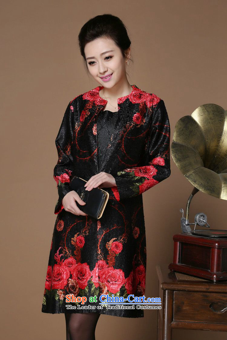 Spring 2015 narcissus forest on a new V-neck in the stamp of Tang Dynasty mother load wrinkled qipao XYY-8503 jacket in red Yellow XL Photo, prices, brand platters! The elections are supplied in the national character of distribution, so action, buy now enjoy more preferential! As soon as possible.