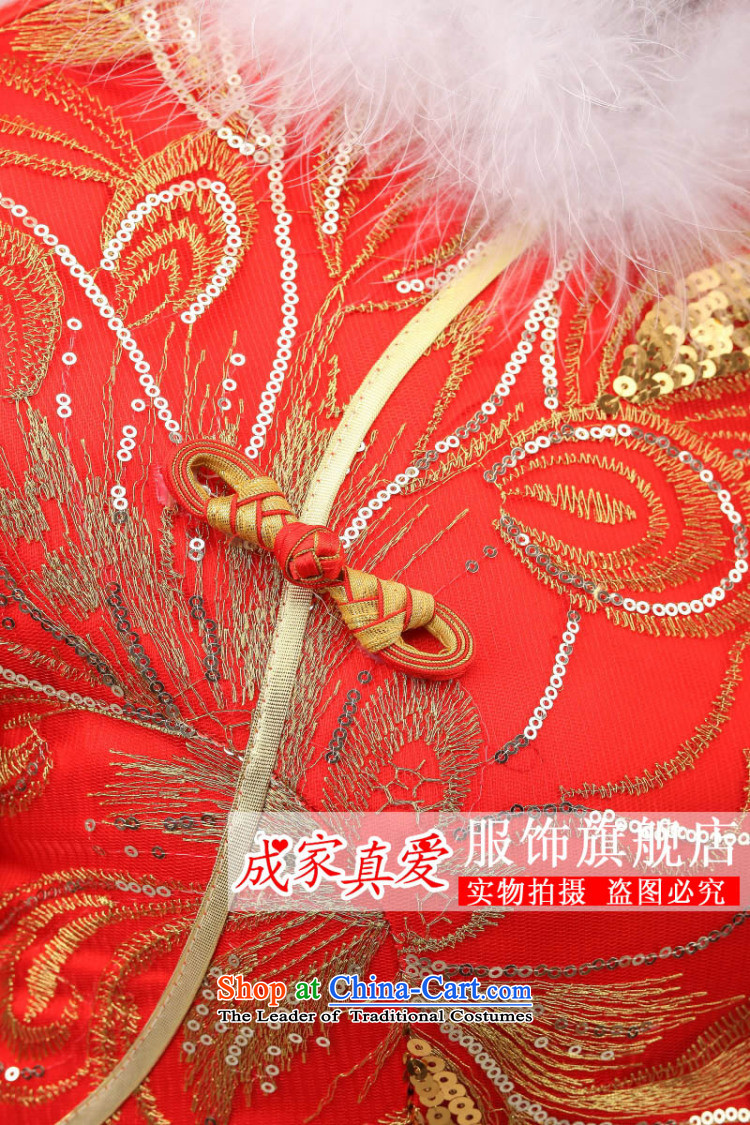 Marriages bows services 2015 winter new stylish improved long-sleeved qipao gown red short of winter clothing female white white hair S picture, prices, brand platters! The elections are supplied in the national character of distribution, so action, buy now enjoy more preferential! As soon as possible.