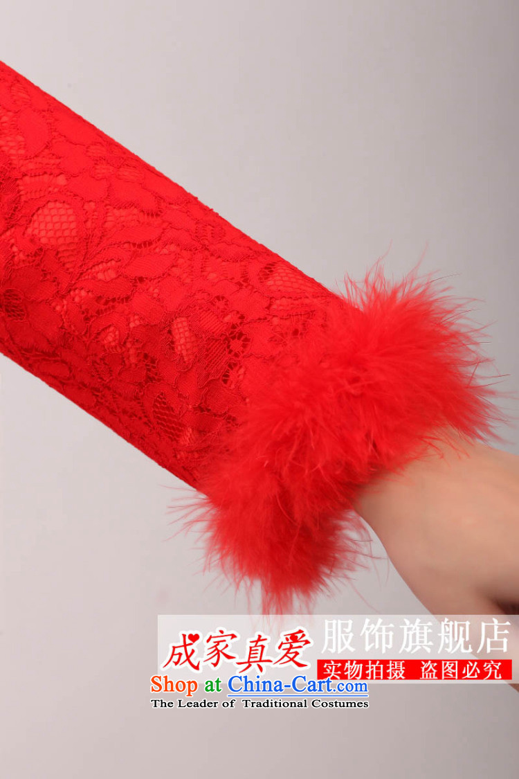 The knot true love bride bows services 2015 new stylish red wedding dress, the length of the improvement of Chinese qipao winter RED M crowsfoot picture, prices, brand platters! The elections are supplied in the national character of distribution, so action, buy now enjoy more preferential! As soon as possible.