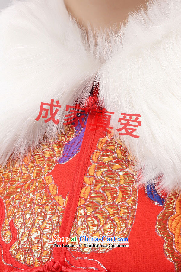 Marriages bows services 2014 new cheongsam dress short of long-sleeved red large graphics thin qipao Winter Female Red L picture, prices, brand platters! The elections are supplied in the national character of distribution, so action, buy now enjoy more preferential! As soon as possible.