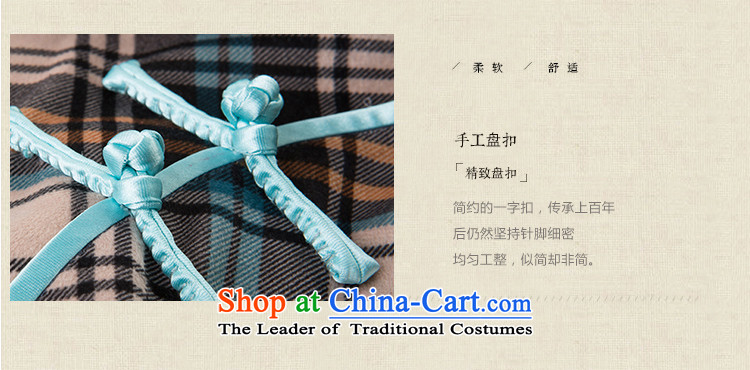 A Pinwheel Without Wind up a new escape of daily in long-sleeved qipao Fall/Winter Collections of nostalgia for the improvement of cheongsam dress stylish blue L picture, prices, brand platters! The elections are supplied in the national character of distribution, so action, buy now enjoy more preferential! As soon as possible.