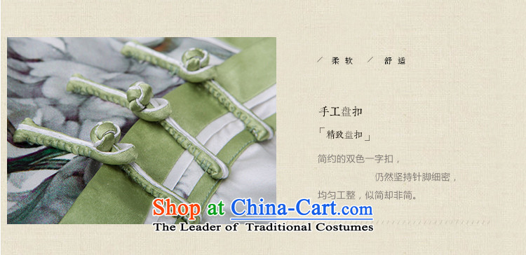 A Pinwheel Without Wind green-ri in silk cheongsam dress new long winter clothing improved herbs extract republic of korea qipao retro green XL Photo, prices, brand platters! The elections are supplied in the national character of distribution, so action, buy now enjoy more preferential! As soon as possible.