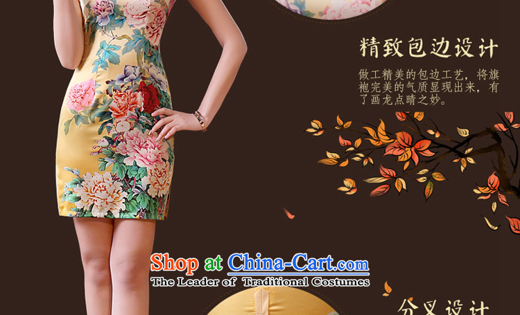 The elections as soon as possible the new 2015 pro-am, daily summer short, improved Sau San stylish dresses cheongsam dress short skirts retro, XL-waist 77cm hold picture, prices, brand platters! The elections are supplied in the national character of distribution, so action, buy now enjoy more preferential! As soon as possible.