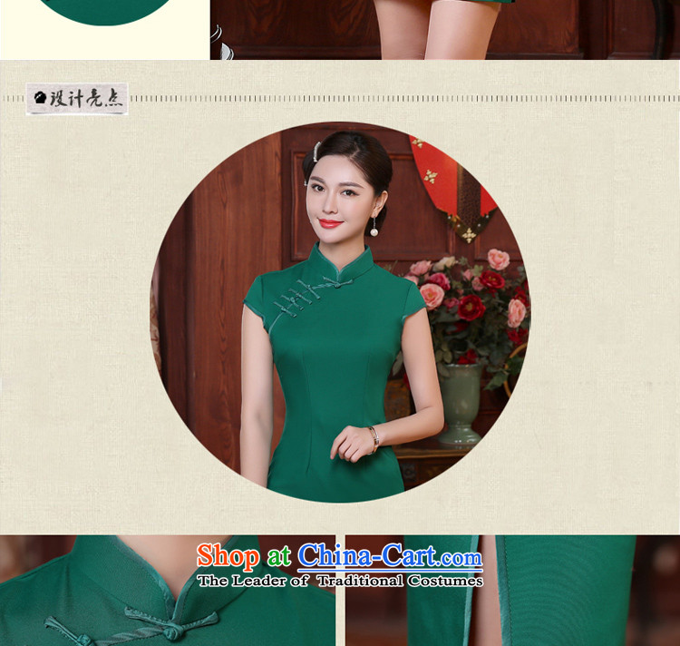【 pro-am- 2015 new spring and autumn day-to replace traditional feel and the relatively short time, improved temperament cheongsam dress short, M-waist 70cm photo, prices, brand platters! The elections are supplied in the national character of distribution, so action, buy now enjoy more preferential! As soon as possible.