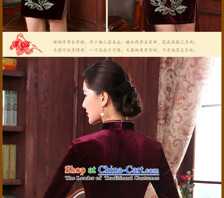The elections as soon as possible the new 2015 pro-am, daily during the spring and autumn decorated in antique wedding banquet in older MOM pack dresses qipao short of 80 cm photo, waist 2XL- price, brand platters! The elections are supplied in the national character of distribution, so action, buy now enjoy more preferential! As soon as possible.
