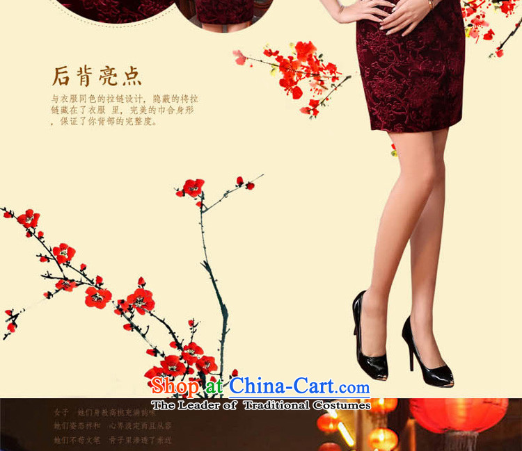 The spring and autumn of the pro-am daily mother wedding banquet with stylish retro elderly improved dresses cheongsam dress short, L-waist 73cm picture, prices, brand platters! The elections are supplied in the national character of distribution, so action, buy now enjoy more preferential! As soon as possible.