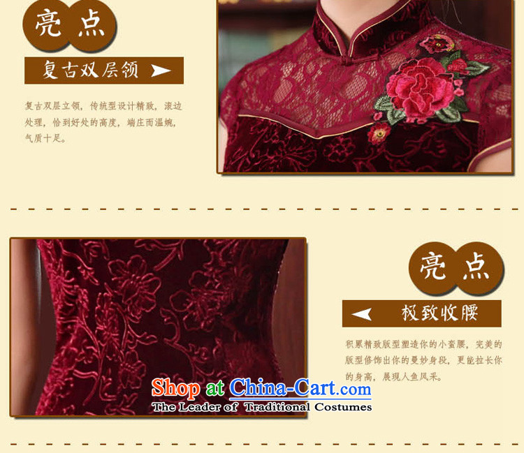 The spring and autumn of the pro-am daily mother wedding banquet with stylish retro elderly improved dresses cheongsam dress short, L-waist 73cm picture, prices, brand platters! The elections are supplied in the national character of distribution, so action, buy now enjoy more preferential! As soon as possible.