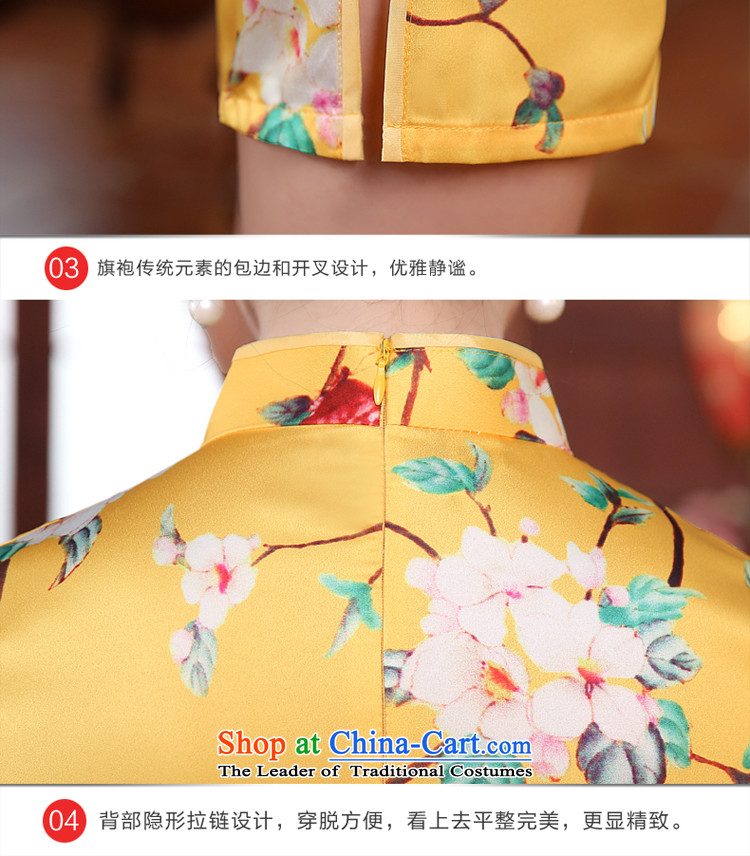 【 pro-am- 2015 new summer day-to-female retro style short of improved cheongsam dress Sau San dresses short, S-waist 67cm photo, prices, brand platters! The elections are supplied in the national character of distribution, so action, buy now enjoy more preferential! As soon as possible.