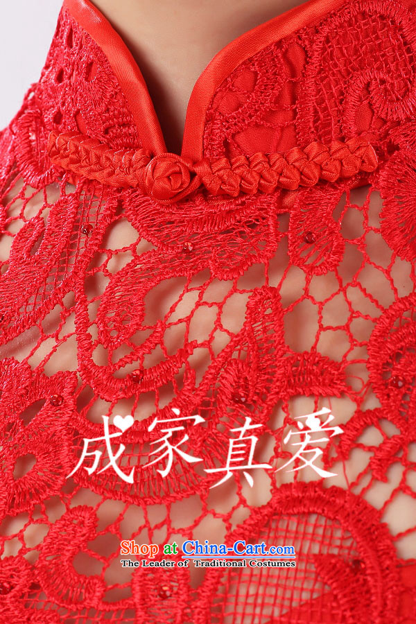The knot true love marriages bows services 2015 new long wedding dresses retro red qipao larger video thin Winter Female short, Red M picture, prices, brand platters! The elections are supplied in the national character of distribution, so action, buy now enjoy more preferential! As soon as possible.