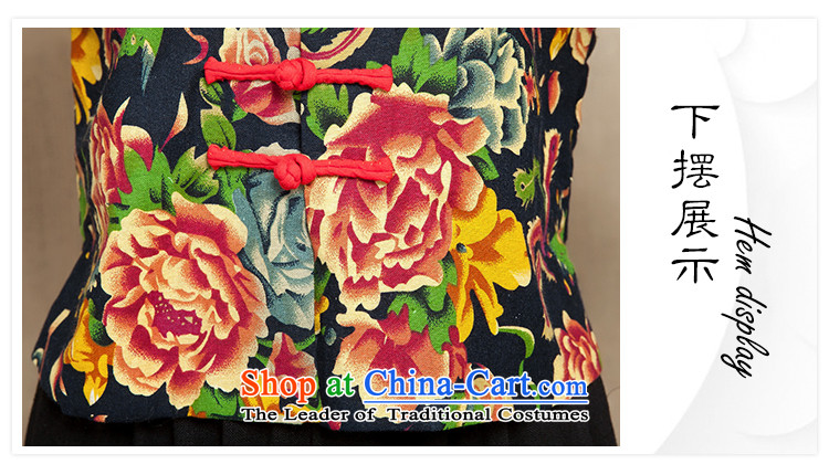 Tang Dynasty JIEYA-WOLF, Women's Long Sleeve 9 Spring and Fall Arrest of cotton linen fashion, Ms. Tang dynasty national long skirt girl stamp Green 9- L picture, prices, brand platters! The elections are supplied in the national character of distribution, so action, buy now enjoy more preferential! As soon as possible.