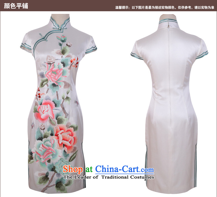 Love of birds of Overgrown Tomb branches of undyed heavyweight silk embroidered pushing retro short skirt QD195 QIPAO) XL Photo, prices, brand platters! The elections are supplied in the national character of distribution, so action, buy now enjoy more preferential! As soon as possible.
