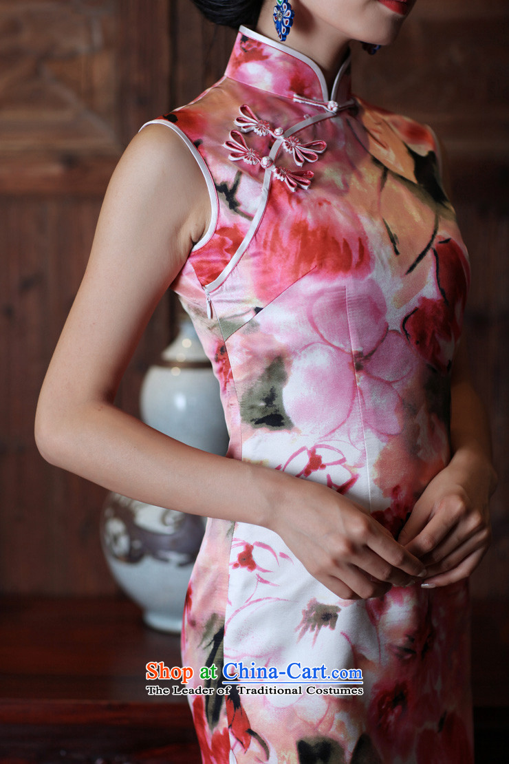 Love of birds flowers trace heavy Silk Cheongsam improved stylish facade of lotus flowers daily short of Silk Cheongsam pink XXL picture, prices, brand platters! The elections are supplied in the national character of distribution, so action, buy now enjoy more preferential! As soon as possible.