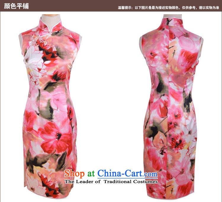 Love of birds flowers trace heavy Silk Cheongsam improved stylish facade of lotus flowers daily short of Silk Cheongsam pink XXL picture, prices, brand platters! The elections are supplied in the national character of distribution, so action, buy now enjoy more preferential! As soon as possible.
