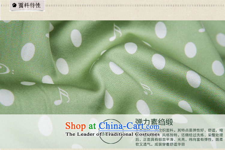 Il Lady Qin Yuan dot stamp long Silk Cheongsam improved retro herbs extract cheongsam dress the green XL Photo, prices, brand platters! The elections are supplied in the national character of distribution, so action, buy now enjoy more preferential! As soon as possible.