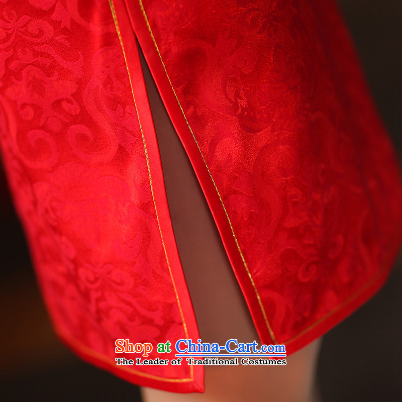 The Butterfly Lovers 2015 Summer new stylish bride bows service improvement wedding dress retro Chinese wedding dresses red XXL, Butterfly Lovers , , , shopping on the Internet