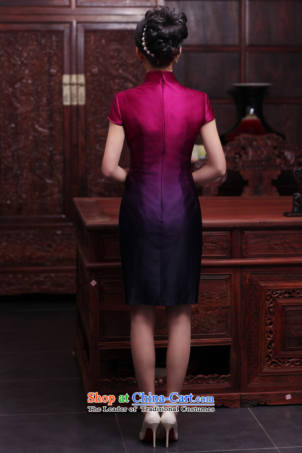 Love of birds is Between Spring 2015 new hand made embroidered ironing drill heavyweight Silk Cheongsam QD443 improved deep red XL Photo, prices, brand platters! The elections are supplied in the national character of distribution, so action, buy now enjoy more preferential! As soon as possible.
