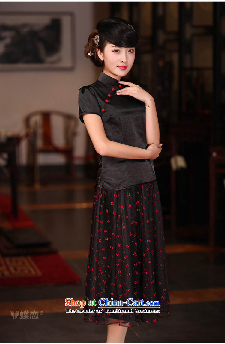 The Butterfly Lovers 2015 Summer new ethnic improved stylish shirt qipao China wind silk Tang blouses TAP51208 female figure L picture, prices, brand platters! The elections are supplied in the national character of distribution, so action, buy now enjoy more preferential! As soon as possible.