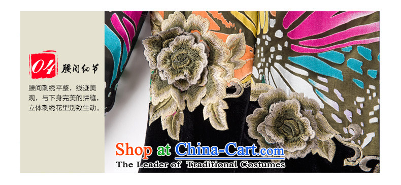 The Chinese women's really replace spring 2015 new products butterfly flower embroidery stitching cheongsam dress high-end dress 42939 17 light purple M picture, prices, brand platters! The elections are supplied in the national character of distribution, so action, buy now enjoy more preferential! As soon as possible.