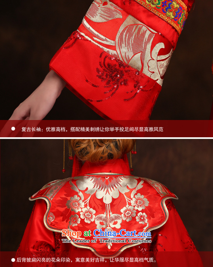 The Syrian brides-soo time retro services fall 2015 groups of Chinese qipao gown marriage dragon use red bows Soo kimono costume marriage solemnisation XL Photo, prices, brand platters! The elections are supplied in the national character of distribution, so action, buy now enjoy more preferential! As soon as possible.