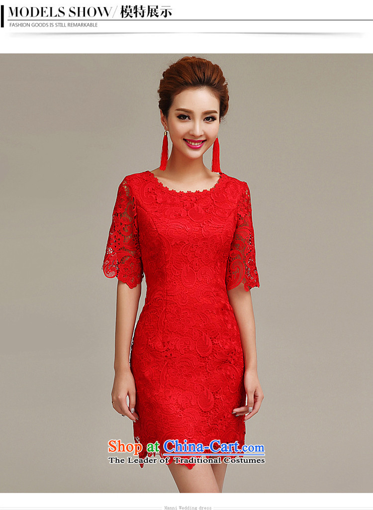 Time Syrian marriages evening dresses 2015 autumn and winter new short, bows to trendy red evening dress in marriage cuff qipao XL Photo, prices, brand platters! The elections are supplied in the national character of distribution, so action, buy now enjoy more preferential! As soon as possible.