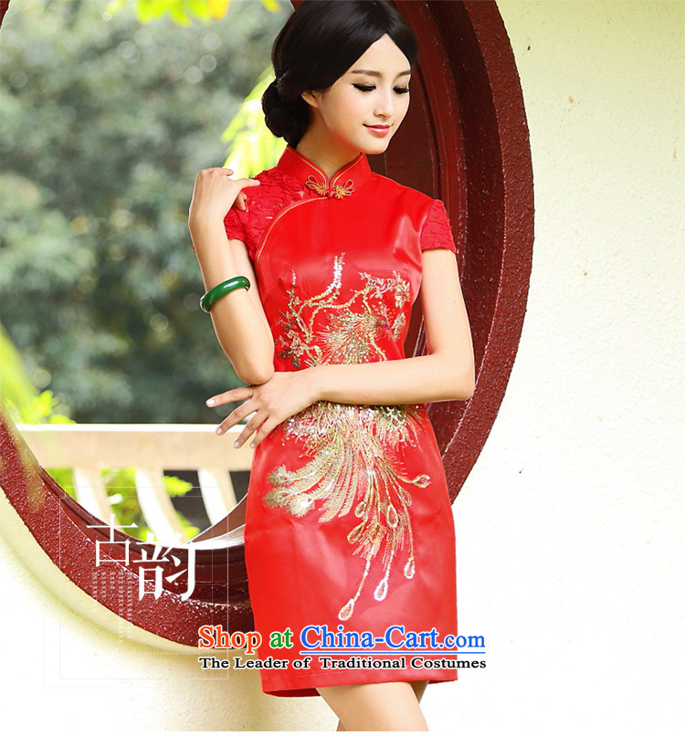 China Ethnic Classic * Fire Phoenix recommended improvements.. Retro wedding dress stylish and elegant bows services red bride price, pictures, M brand platters! The elections are supplied in the national character of distribution, so action, buy now enjoy more preferential! As soon as possible.