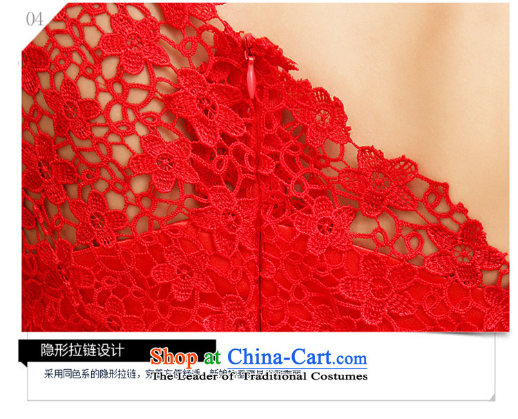 Time shoulder dresses Syria red spring and summer 2015 NEW CHINESE CHEONGSAM bride short, bows to the fall of marriage evening banquet L picture, prices, brand platters! The elections are supplied in the national character of distribution, so action, buy now enjoy more preferential! As soon as possible.