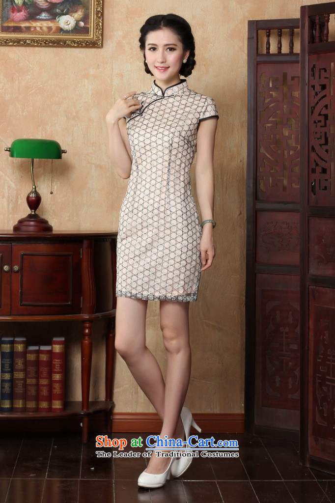 Figure for summer flowers new women's national wind cheongsam dress lace cheongsam dress stylish improvements Sau San retro short of Qipao picture color S picture, prices, brand platters! The elections are supplied in the national character of distribution, so action, buy now enjoy more preferential! As soon as possible.