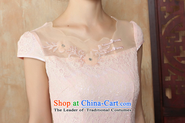 Figure for summer flowers new women's day-to-day personal sense of beauty package and tight short, lace cheongsam dress suit small pink dresses XL Photo, prices, brand platters! The elections are supplied in the national character of distribution, so action, buy now enjoy more preferential! As soon as possible.