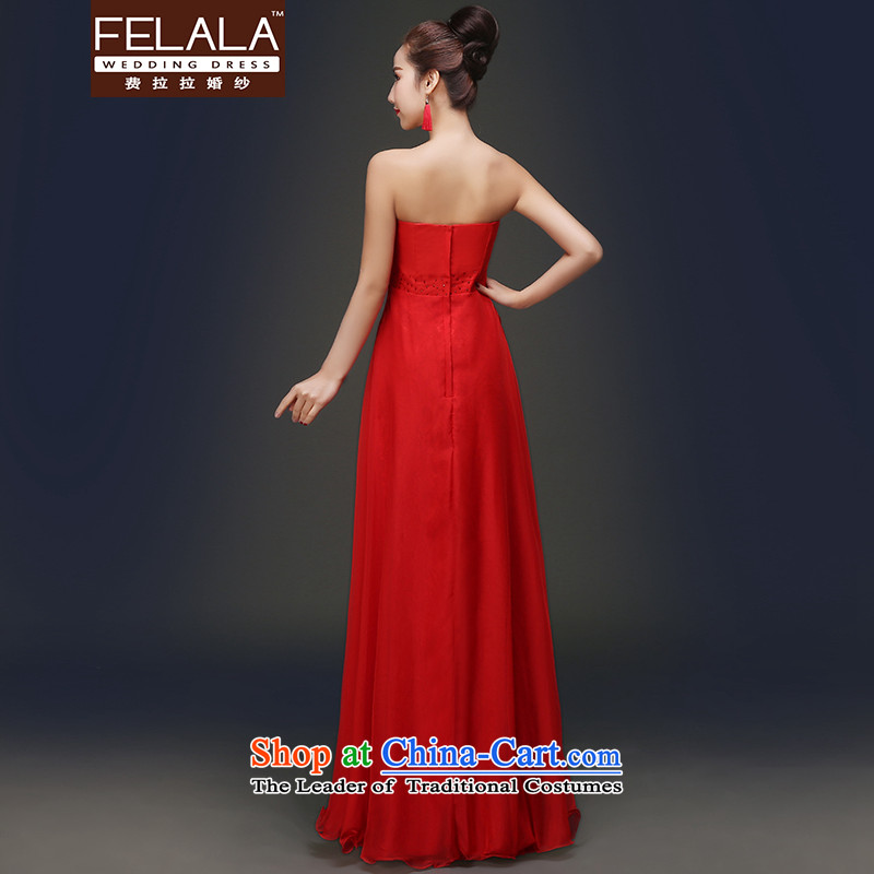 Ferrara in spring and summer 2015 new stylish anointed chest bride bows services for pregnant women, Top Loin dress dress RED M Suzhou shipment of Ferrara wedding (FELALA) , , , shopping on the Internet