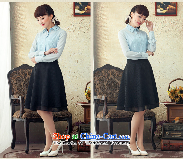 A Pinwheel Without Wind Summer Dream in spring and autumn Yat 2015 ethnic body skirt new A-skirt Fashion girl skirt Sau San Chinese ink Black M picture, prices, brand platters! The elections are supplied in the national character of distribution, so action, buy now enjoy more preferential! As soon as possible.