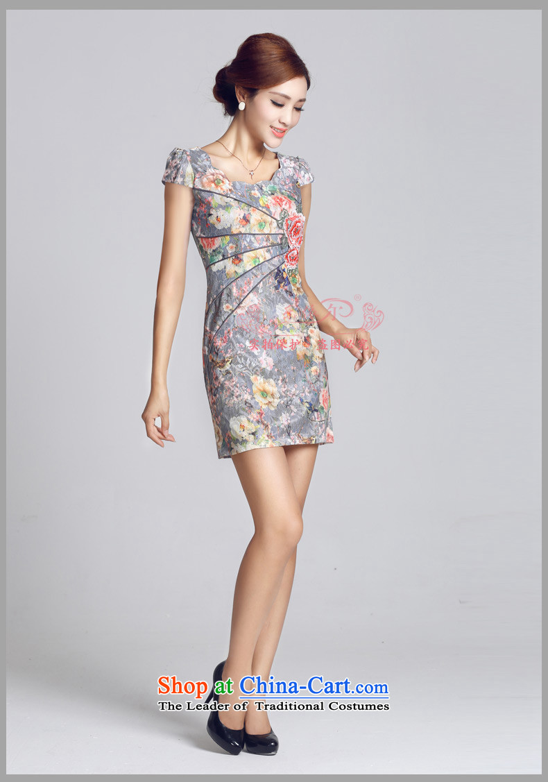 In accordance with the American's 2015 new improved gentlewoman qipao retro flower embroidery short skirt daily video QIPAO) thin package and pink L picture, prices, brand platters! The elections are supplied in the national character of distribution, so action, buy now enjoy more preferential! As soon as possible.