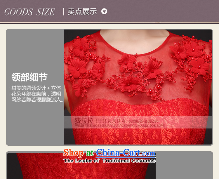 Ferrara in spring and summer 2015 new sweet lovely round-neck collar video graphics high toasting champagne thin red dress S picture services, prices, brand platters! The elections are supplied in the national character of distribution, so action, buy now enjoy more preferential! As soon as possible.