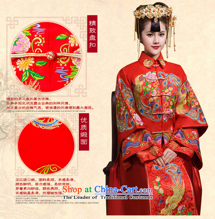 The 2015-soo Luang Wo Service Bridal Chinese wedding dress longfeng use Tang dynasty bows services red qipao Soo kimono L picture, prices, brand platters! The elections are supplied in the national character of distribution, so action, buy now enjoy more preferential! As soon as possible.