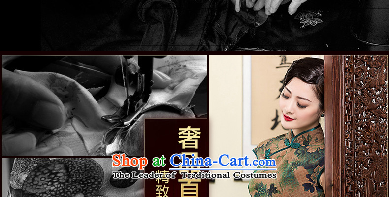 The seal of the cloud of incense may 2015 Ms. long retro look elegant qipao improved silk dresses short-sleeved summer picture color M 15 days pre-sale prices, pictures, brand platters! The elections are supplied in the national character of distribution, so action, buy now enjoy more preferential! As soon as possible.