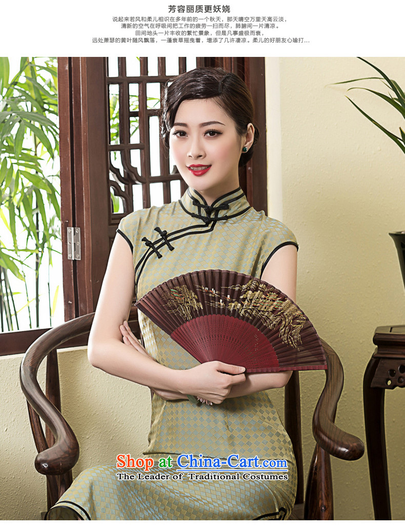 The Seal of 2015 heavyweight silk incense cloud long high on yarn fork qipao double-banded heavy industry improved picture color L Ms. dress photo, prices, brand platters! The elections are supplied in the national character of distribution, so action, buy now enjoy more preferential! As soon as possible.