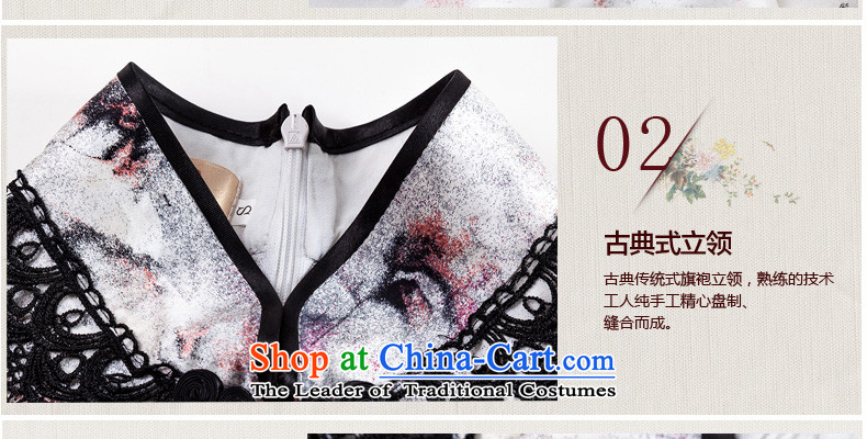 The seal of the spring and summer of 2015, the new Silk Cheongsam dress of nostalgia for the Republic of Korea improved lace edge elegant and exclusive cheongsam picture color M 20 days pre-sale prices, pictures, brand platters! The elections are supplied in the national character of distribution, so action, buy now enjoy more preferential! As soon as possible.