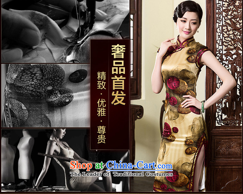 The seal of the original silk in long elegant qipao Ms. retro herbs extract summer daily dress skirt picture quality color L photo, prices, brand platters! The elections are supplied in the national character of distribution, so action, buy now enjoy more preferential! As soon as possible.