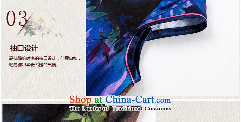 The seal of the new 2015 Silk Cheongsam aristocratic improved day-to-day annual national banquet retro elegant qipao skirt picture color M brand, prices, picture platters! The elections are supplied in the national character of distribution, so action, buy now enjoy more preferential! As soon as possible.