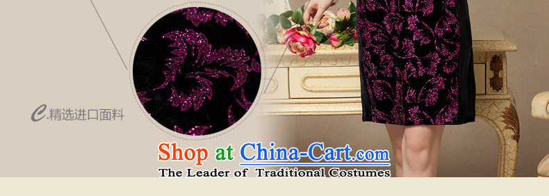 The seal of the new 2015 wedding dresses really qipao scouring pads on Silk Cheongsam Kim scouring pads upscale antique dresses picture color pictures, prices, XL brand platters! The elections are supplied in the national character of distribution, so action, buy now enjoy more preferential! As soon as possible.